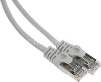 Патч-корд CABLEXPERT PP22-0.5M литой (molded), FTP, кат.5E, 0.5м, серый
