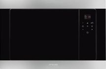 Встраиваемая микроволновая печь SMEG Classica FMI320X2, 21л, 850Вт, серебристый
