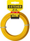 Леска для триммеров STEHER 75010-2.4, 2.4мм, 15м