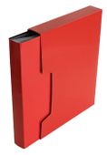 Папка  Бюрократ ДеЛюкс DLVBOX100RED,  100шт вкладышей, A4,  пластик,  0.7мм, красный