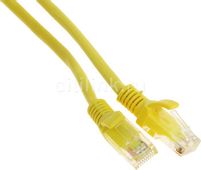 Патч-корд CABLEXPERT PP12-2M/Y литой (molded), UTP, кат.5E, 2м, желтый