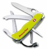Складной нож Victorinox RescueTool One Hand, функций: 13, 111мм, желтый