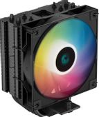 Устройство охлаждения (кулер) DeepCool AG400 Bk, 4-pin, ARGB, черный
