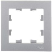 Рамка Schneider Electric ATN000301 (ATN000301) накладная 1шт ABS пластик серебристый