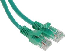 Патч-корд CABLEXPERT PP12-2M/G литой (molded), UTP, кат.5E, 2м, зеленый