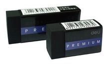 Ластик Deli Premium,  60x24x12мм ,  черный