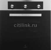 Духовой шкаф электрический LEX EDM 042 IX, 62л, нержавеющая сталь/черный