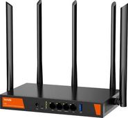 Wi-Fi роутер TENDA W30E, Wi-Fi 5, AX3000, 1 LAN, 2 WAN/LAN, черный