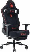 Кресло игровое A4TECH Bloody GC-670, искусственная замша, до 150кг, черный