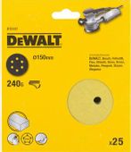 Круг шлифовальный 25 шт. DeWALT DT3137-QZ, 150мм, по дереву