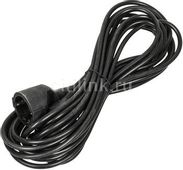 Сетевой удлинитель Buro BU-PS1.10/B, 10м, черный