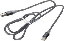 Кабель PERO DC-02,  USB Type-C (m) -  USB (m),  серый