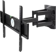 Кронштейн для телевизора Kromax ATLANTIS-55, 26-65", настенный, поворотно-выдвижной и наклонный,  черный