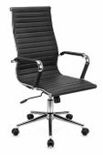 Кресло руководителя Бюрократ CH-883N, экокожа, до 120кг, черный