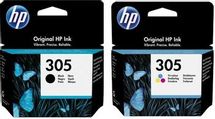Картридж HP 305 (3YM60AE+3YM61AE), черный / трехцветный