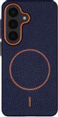 Чехол (клип-кейс) ZIBELINO ECO-Leather, для Samsung Galaxy S26, синий
