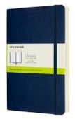 Блокнот Moleskine Classic Soft Expended, 400стр, без разлиновки, мягкая обложка, синий сапфир