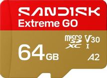 Карта памяти microSDXC UHS-I U3 Sandisk Extreme Go 64 ГБ