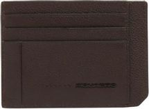 Чехол для кредитных карт Piquadro Russel PP2762W137R/TM, кожа натуральная, темно-коричневый