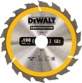 Пильный диск DeWALT DT1943-QZ, 190мм, по дереву