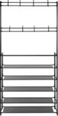 Подставка для обуви BoomHouse SH-005 260x800x1685мм 5яр. черный (701449)
