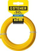 Леска для триммеров STEHER 75001-3.0,  3мм, 15м