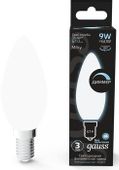 Упаковка ламп LED GAUSS E14,  свеча, 9Вт, одна шт.