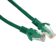 Патч-корд CABLEXPERT PP6U-0.25M/G литой (molded), UTP, кат.6, 0.25м, зеленый