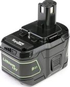 Батарея аккумуляторная TopON TOP-RY-18-9.0-Li, 18В, 9Ач, Li-Ion