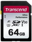 Карта памяти SDXC UHS-I U3 Transcend 64 ГБ