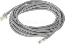 Патч-корд CABLEXPERT PP6U-5M литой (molded), UTP, кат.6, 5м, серый