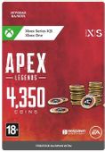 Пополнение игровой валюты Microsoft Apex Legends: 4350 Apex Coin,  регион: Весь мир (кроме России)