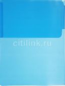 Папка-уголок Бюрократ -E570BLU, A4, пластик, 0.18мм, синий