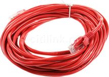 Патч-корд CABLEXPERT PP12-5M/R литой (molded), UTP, кат.5E, 5м, красный