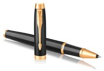 Ручка-роллер Parker IM Core T321 Black GT чернила черный коробка подарочная