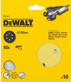 Круг шлифовальный 10 шт. DeWALT DT3123-QZ, 150мм, по дереву, металлу
