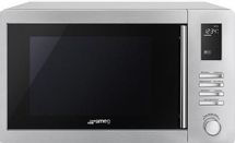 Микроволновая печь SMEG MOE25X, 900Вт, 25л, нержавеющая сталь/черный