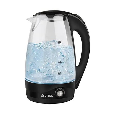 Чайник электрический Vitek VT-7034, 2200Вт, черный