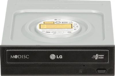 Оптический привод DVD-RW LG GH24NS90, внутренний, SATA, черный,  OEM
