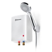 Водонагреватель Thermex Surf 3500,  проточный,  3.5кВт,  душ,  белый [эдэб00382](Б/У)