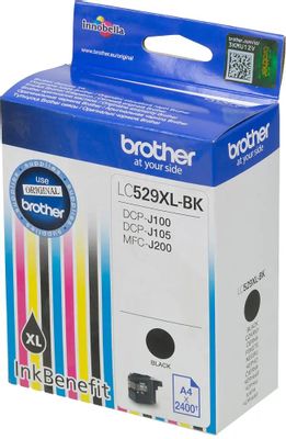 Картридж Brother LC529XLBK, черный / LC529XLBK – купить в Ситилинк | 919390