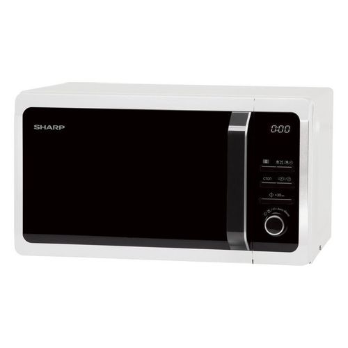 Микроволновая печь Sharp R-2852RW, 800Вт, 20л, белый/черный