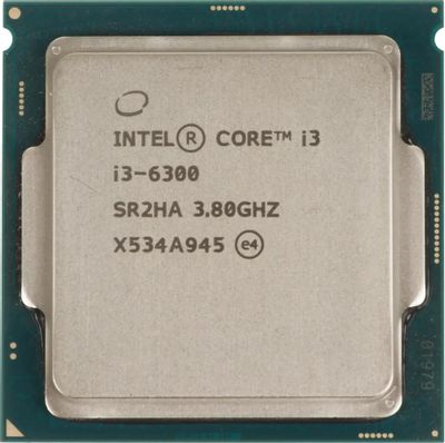 Процессор Intel Core i3 6300, LGA 1151,  OEM [cm8066201926905s r2ha]