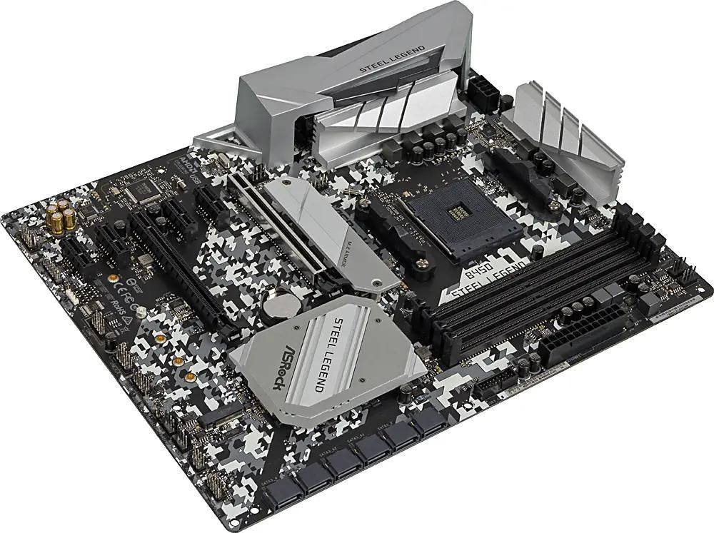 ASRock B450 STEEL LEGEND SocketAM4 AMD B450 ATX Ret 1132307