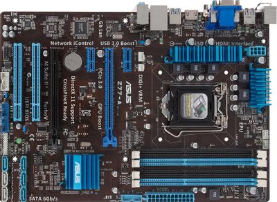 Z77 motherboard 1155 sale