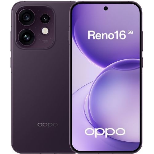 6.32" Смартфон OPPO Reno16 5G 12/256Gb, CPH2865, NFC, AMOLED, 120Гц, 6700мAч, фиолетовый