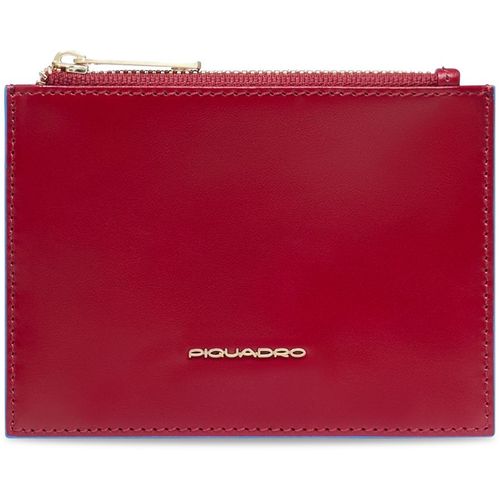Чехол для кредитных карт Piquadro Blue Square PP6659B2R/R, кожа натуральная, красный
