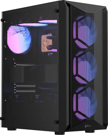 Корпус ATX Formula Air Power G1 Plus, Midi-Tower, без БП,  черный [air power g1 plus black]