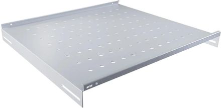 Полка стационарная NTSS NTSS-FS-600, 1, 19", серый, (в упаковке: 1шт)