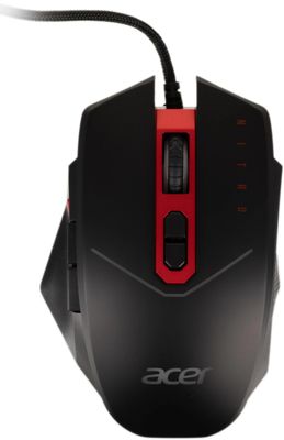 Мышь Acer Nitro NMW120, игровая, оптическая, проводная, USB, черный и красный [gp.mce11.01r]
